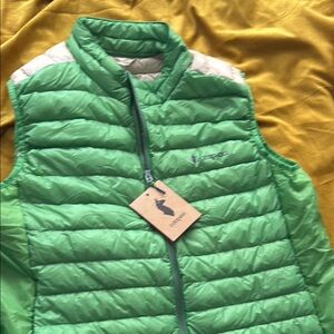 Cotopaxi Light Green Puffer Vest
